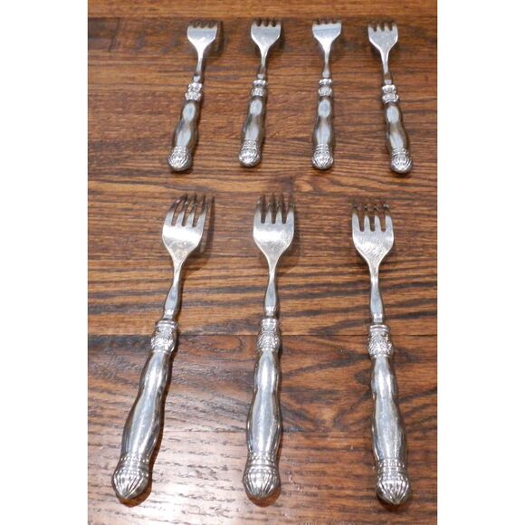 Southern Living Gallery Silverware Flatware 8 1/4" Forks Lot of 7 - Picture 2 of 2
